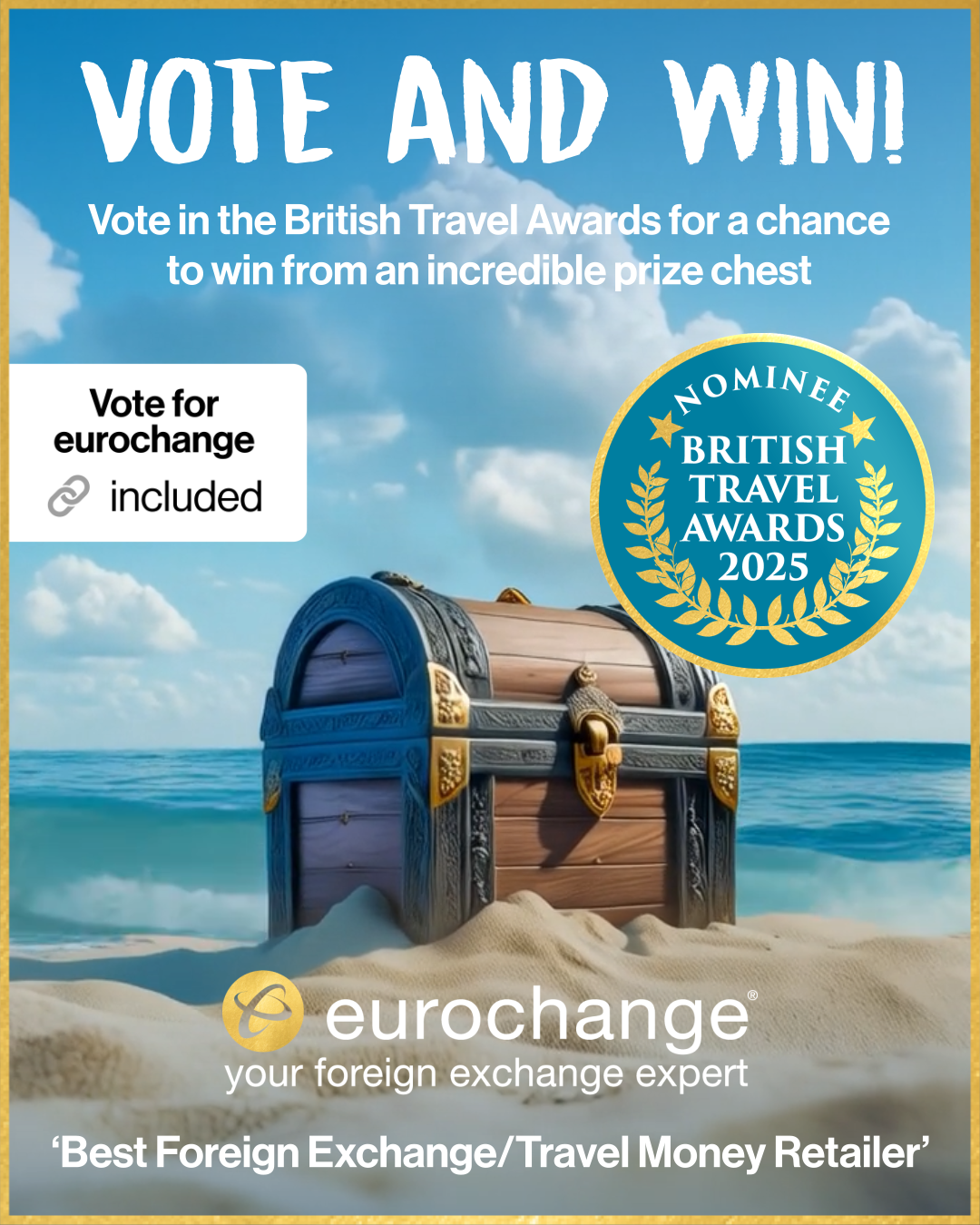 Vote For Eurochange in the British Travel Awards