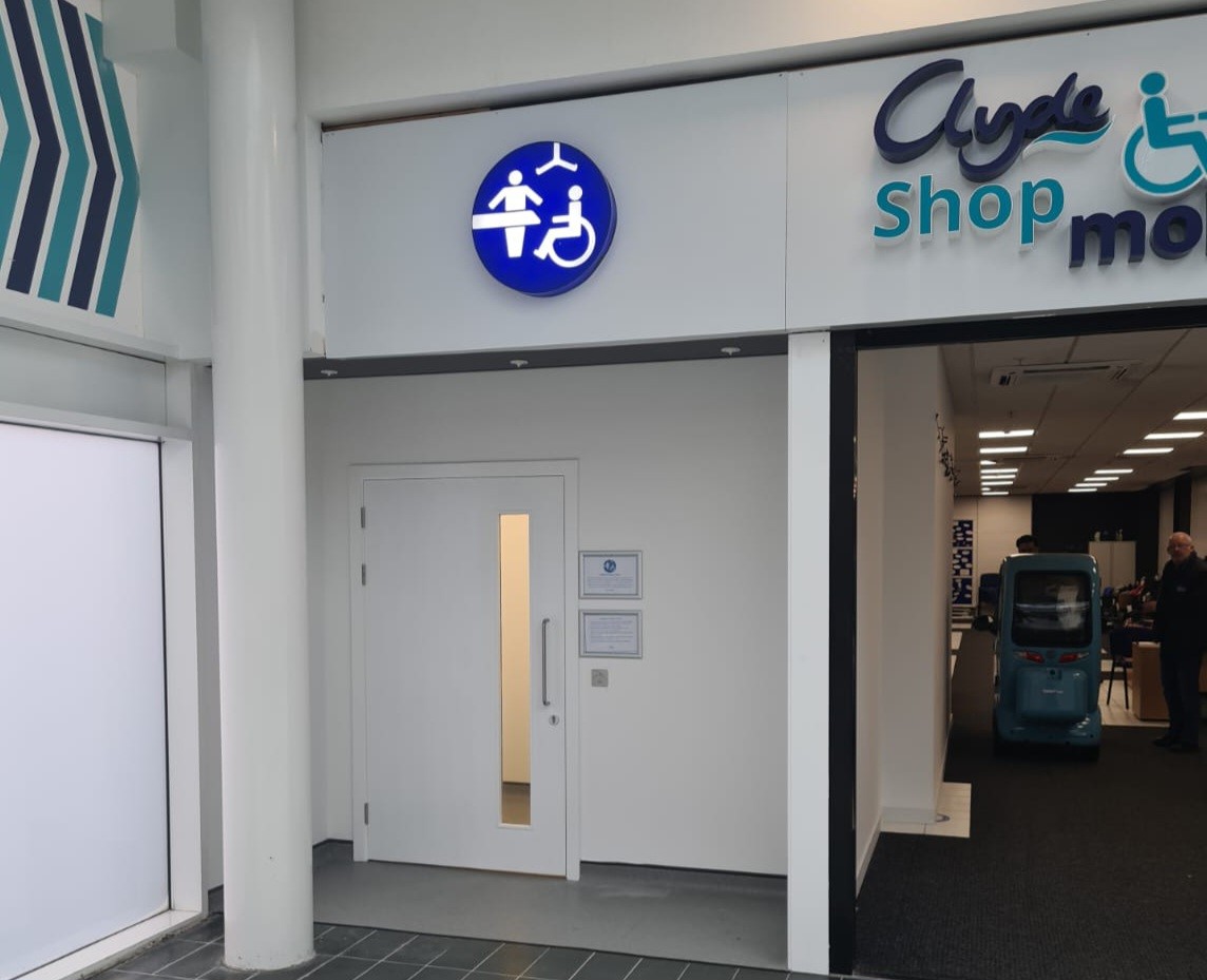 Changing Places Now Open in Clyde Shopping Centre