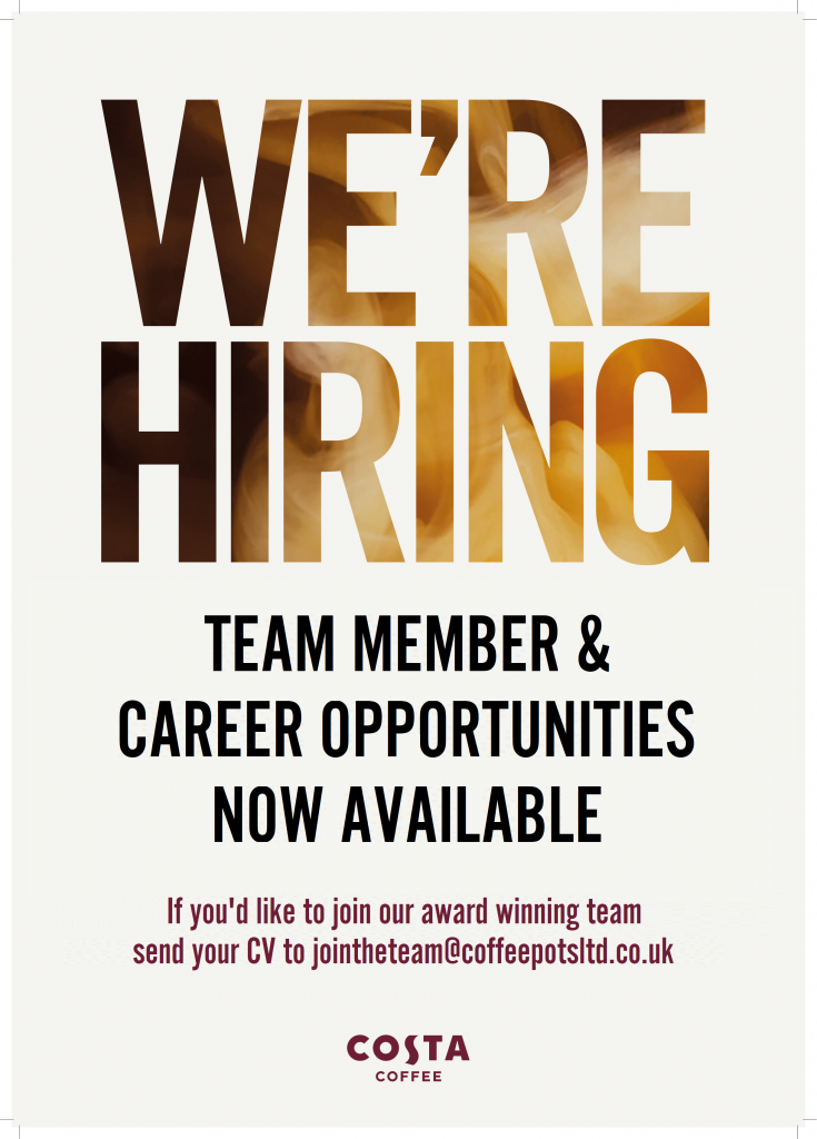 Costa Coffee Clydebank Job Vacancy Clyde Shopping Centre